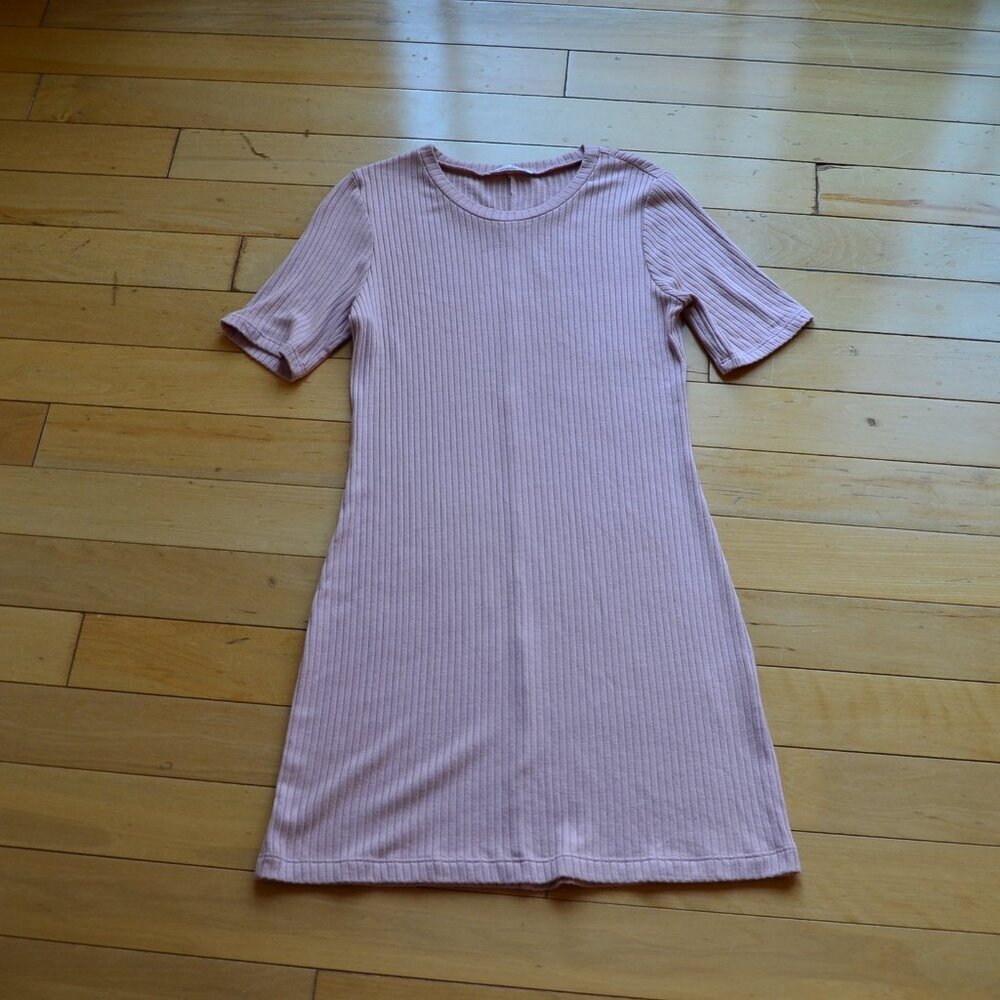 Reformation Jeans Kendy Mini Dress Dusty Pink Size S